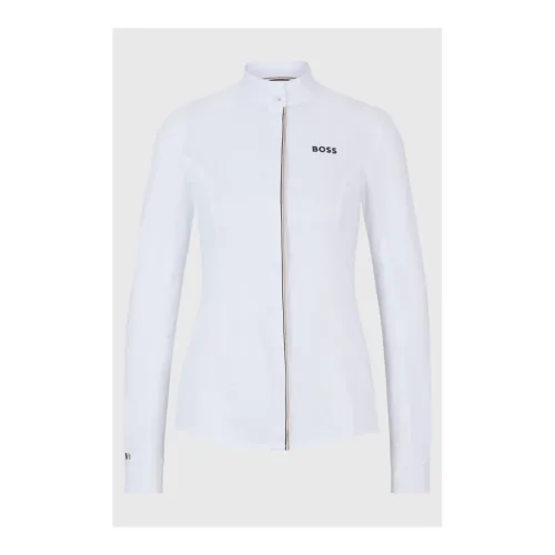BOSS Equestrian Turnierbluse Emma Damen - White -  Grösse Bekleidung Damen: L
