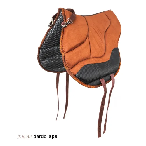 F.R.A Anatomisch geschnittenes Reitpad Dardo sps - Braun -  Farbe: Braun, Grösse Pferd: VB/WB