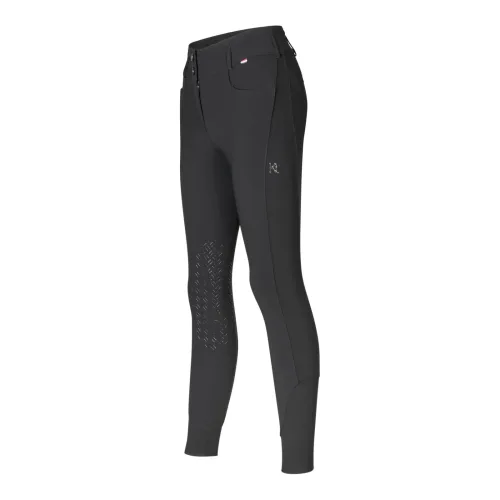 Kingsland Reithose KLKimi A-Shape Vollgrip Damen - Black -  Farbe: Black, Grösse Bekleidung Damen: 36