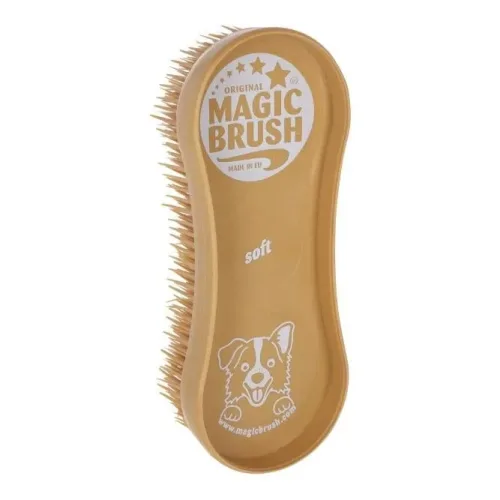 MagicBrush, Kerbl MagicBrush Soft Sandstorm für Hunde - L 16,5 x B 6,5 x H 3 cm