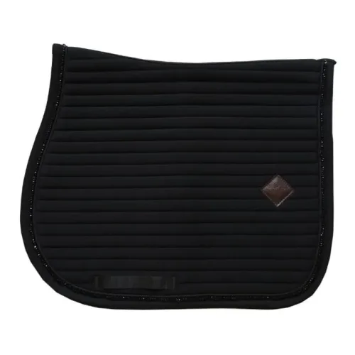 Kentucky Schabracke Pearls - schwarz Farbe: Schwarz, Grösse Schabracken: WB Dressur