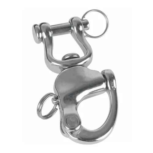 Waldhausen Sicherheitsschäkel aus Edelstahl - Silber -  Grösse: 13 cm