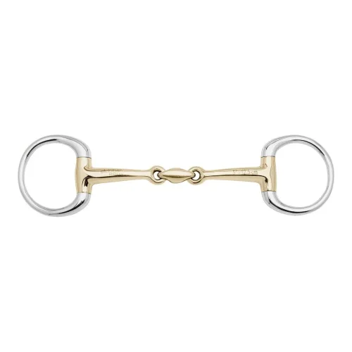 Stübben Olivenkopf-Unterlegtrense Doppelt gebrochen Sweet Copper Stärke: 12 mm, Gebisslängegrösse: 12.0 cm
