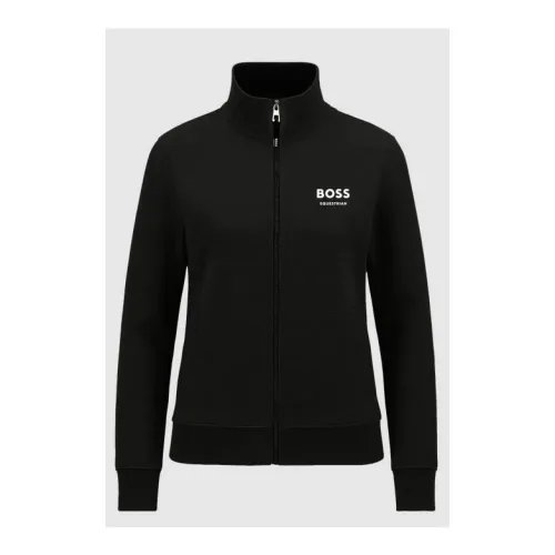 BOSS Equestrian Sweater Training Zip Paris - Graphit -  Grösse Bekleidung Damen: XS