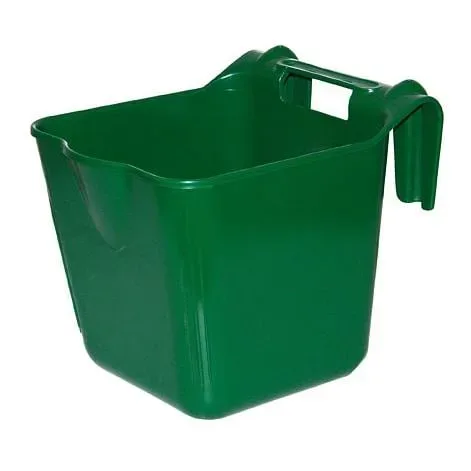 Kerbl Futtertrog HangOn eckig - Grün -