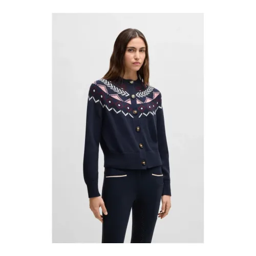 BOSS Equestrian Pullover Aurelia - Sky Captain -  Grösse: L