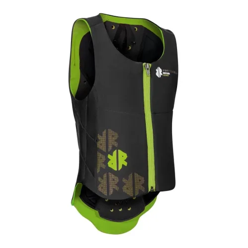 Komperdell Rückenprotektor Ballistic Vest Junior - Black/Lime -  Farbe: Black/Lime, Grösse Kinder: 128