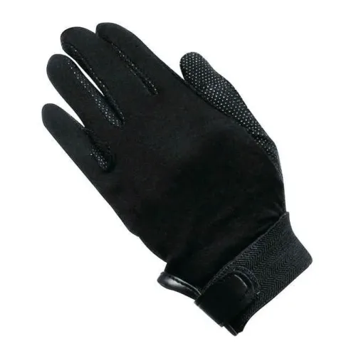 Waldhausen Reithandschuh Picot - schwarz Grösse Handschuhe: S