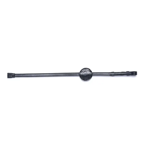 Trust Zügel Maastrich mit Steg - Schwarz/Silber -  Farbe: Schwarz/Silber, Grösse Zaum: Cob