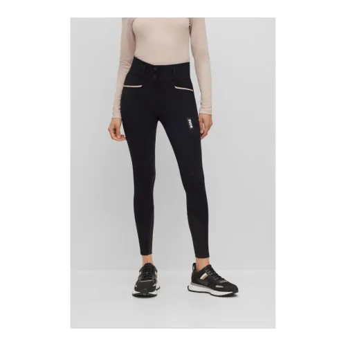 BOSS Equestrian Reithose Hailey Vollbesatz Damen - Black -  Grösse Bekleidung Damen: XXS, Farbe: Black