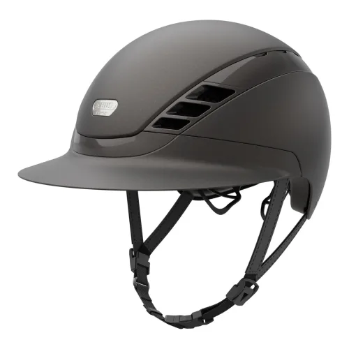 Abus Reithelm AirLuxe PURE LV - matt metallic mocca -  Grösse: 55-57 cm, Farbe: matt metallic mocca