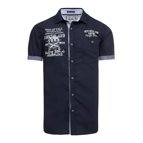 Camp David Hemd 1/2 Bay of Island I Herren - blue navy - Glacier-deepsea -  Grösse Bekleidung Herren: XXL