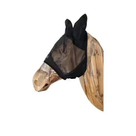 Kentucky Fliegenmaske mit Ohren soundless - Schwarz -  Grösse Pferd: Full
