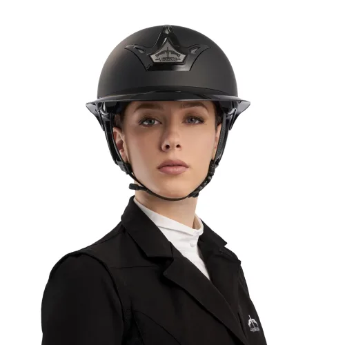 Veredus Reithelm Vita Wide Visor Matte - Black Matte -  Grösse Reithelm: 53 / M