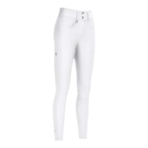 Pikeur Reithose Amia GripTec Kniebesatz - Weiss -  Farbe: Weiss, Grösse Bekleidung Damen: 38