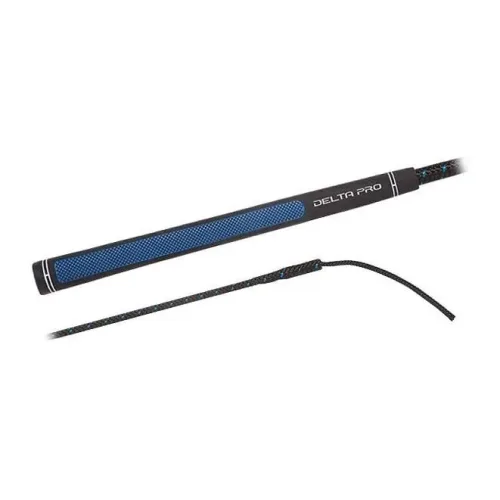 Fleck Dressurgerte Delta Pro/ Nylongespinst mit Delta Pro-Griff - Schwarz/Blau -  Länge Peitschen und Gerten: 110