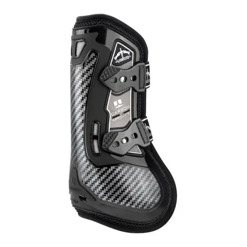 Veredus Gamaschen Carbon Gel Absolute Front - schwarz Farbe: Schwarz, Grösse Beinschutz: M
