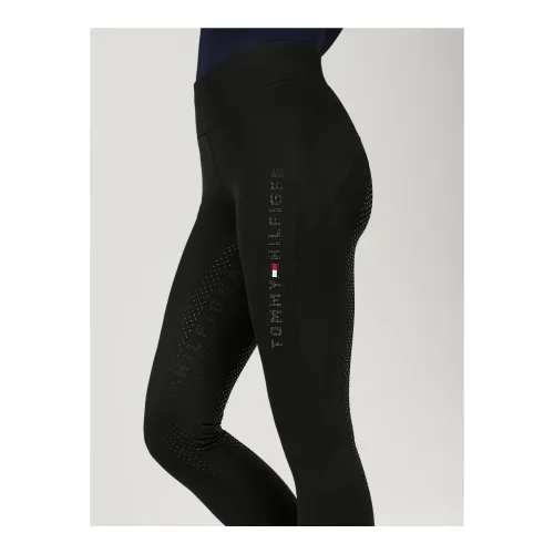 Tommy Hilfiger Equestrian Reitleggings Elmira All Year Strass Vollgrip - Black -  Grösse: XS