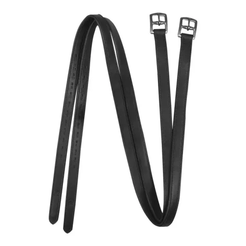 Waldhausen Steigbügelriemen Premium 25mm - Schwarz -  Farbe: Schwarz, Länge: 140 cm