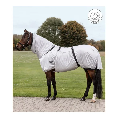 Waldhausen Ekzemerdecke Basic - Silbergrau -  Grösse Pferdedecken: 115 cm