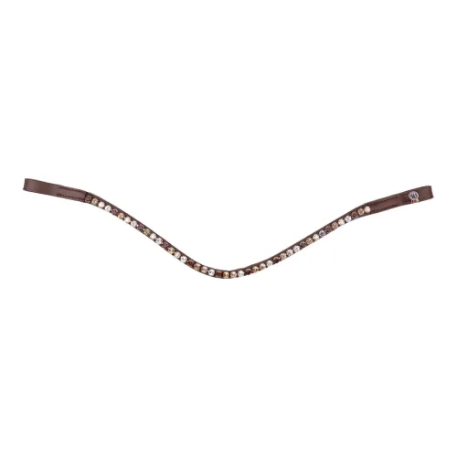 Waldhausen Stirnband Glam X-Line - Braun/Pfirsich -  Grösse: WB