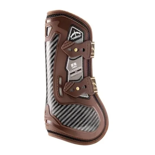 Veredus Gamaschen Carbon Gel Absolute Front - braun Farbe: Braun, Grösse Beinschutz: L