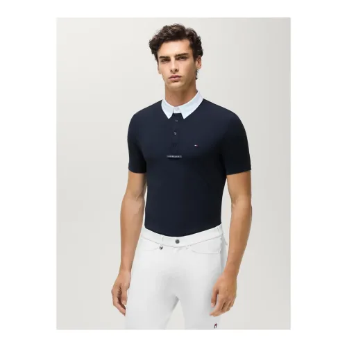 Tommy Hilfiger Equestrian Turniershirt Alex Herren - Desert Sky -  Grösse: XL