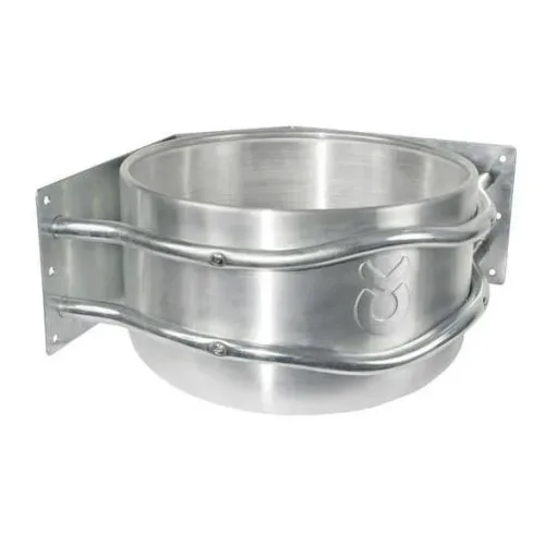Kerbl Aluminium-Futtertrog - Silber -  Grösse: Eckmontage