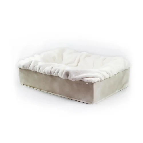 Dogspring by MAUL Hundebett Buddelbox® - creme Grösse: S