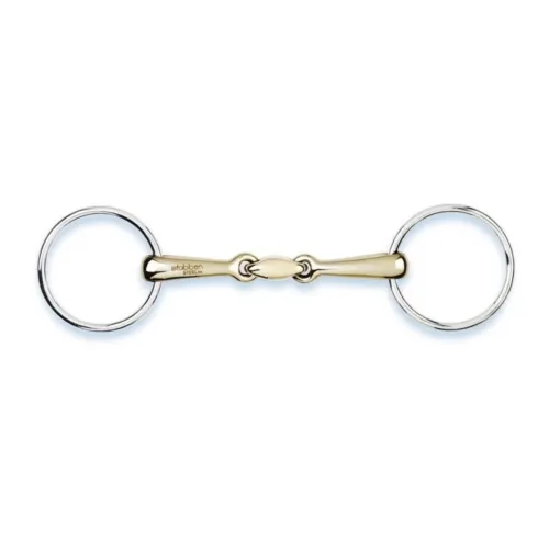 Stübben Unterlegtrense/ Wassertrense doppelt gebrochen Sweet Copper Stärke: 12 mm, Gebisslängegrösse: 13.5 cm