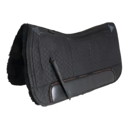 F.R.A Western Pad klassisch gross - Schwarz/Schwarz -  Breite: 71 cm, Farbe: Schwarz/Schwarz