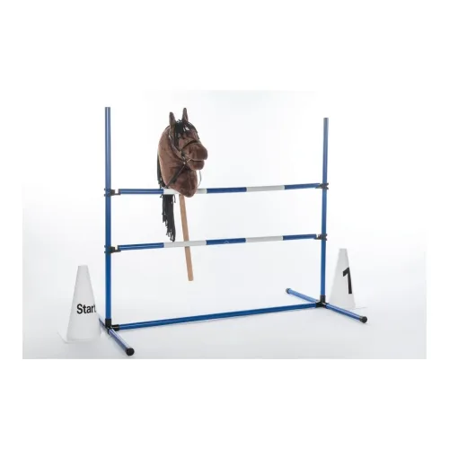 HKM Bahnpylonen Springen Hobby Horsing - Weiss -