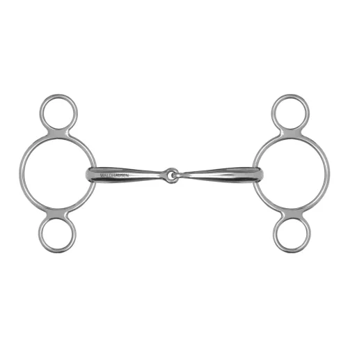 Waldhausen 3-Ringtrense - Silber -  Länge: 13,5 cm