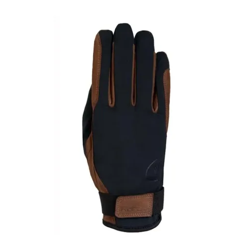 Roeckl Fahrerhandschuh Fergus - schwarz/braun Grösse Handschuhe: 8.5