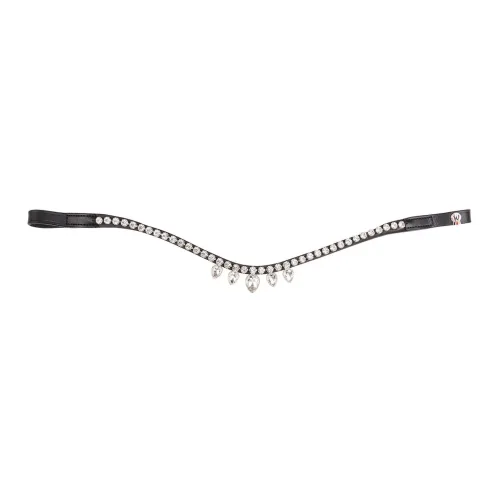 Stirnband Diadem X-Line - schwarz/weiss Grösse: WB