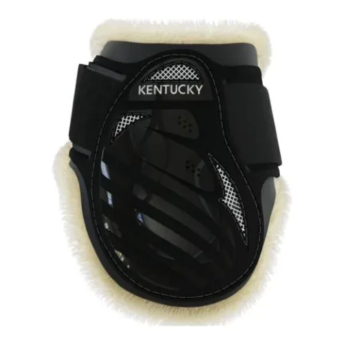 Kentucky Streichkappen Vegan Lamfell young Horse - schwarz Grösse: M