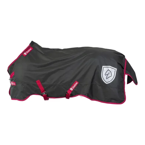 Stallone Winterdecke 300 g Outdoor Super Guard Fleece - Schwarz -  Grösse Pferdedecken: 115 cm