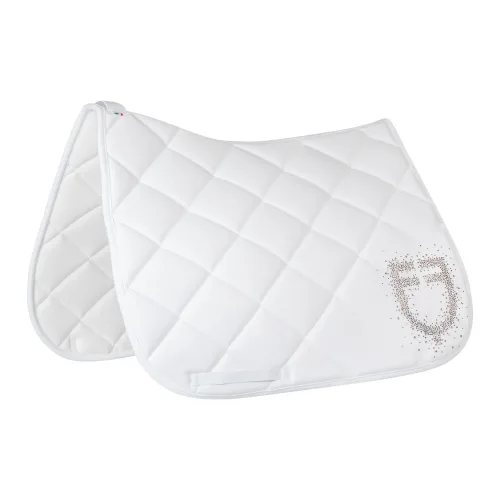 Equestro Schabracke Crystal - Weiss -  Grösse: DR, Farbe: Weiss