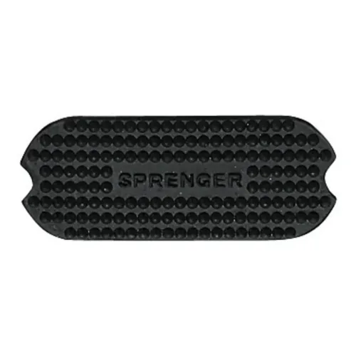 Sprenger System 4 Steigbügel-Einlagen - aus Gummi - Schwarz -  Grösse: 12 cm