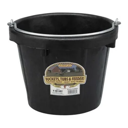 Little Giant Gummi-Eimer - Schwarz -  Inhalt: 8 l