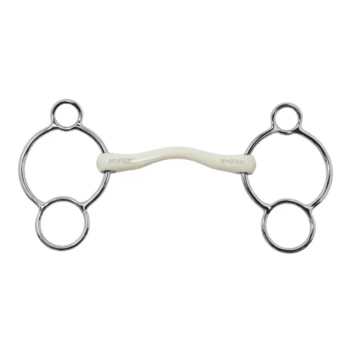 Stübben Fine Line FLEX 3-Ring Trense / 16 mm Gebisslängegrösse: 13.5 cm