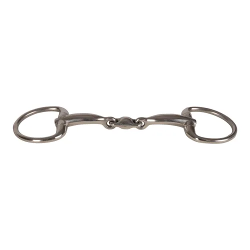 Velari Doppelt Gebrochene Olivenkopftrense Edelstahl 14mm Gebisslängegrösse: 12.5 cm