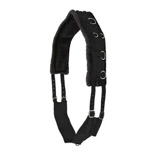 Waldhausen Longiergurt Soft - Schwarz -  Grösse Pferd: WB