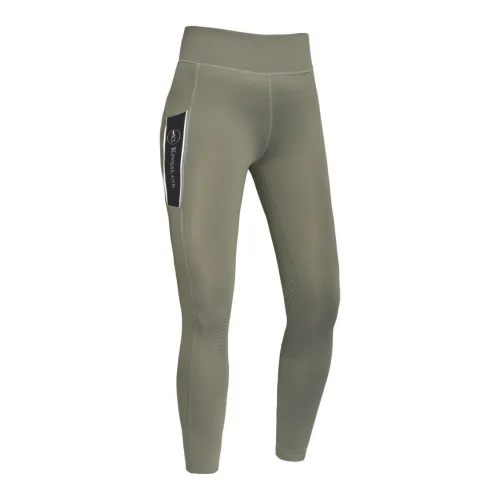 Kingsland Reitleggings Karina Vollgrip Damen - Green Castor -  Farbe: Green Castor, Grösse Bekleidung Damen: XS