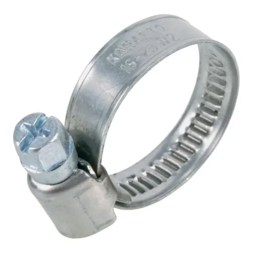 Geka Schlauchschellen W2 - Grau -  Durchmesser: 12 - 22 mm