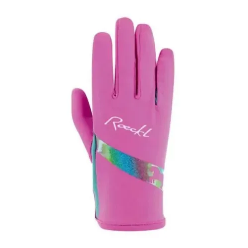 Roeckl Reithandschuh Kapriole Kinder - Pink -  Farbe: Pink, Grösse Handschuhe: 3