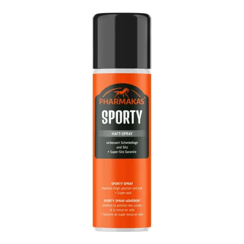 Pharmakas Horse Sporty Haft-Spray - Orange/Schwarz -