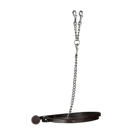 Dy'on Führstrick mit Leder - Braun -