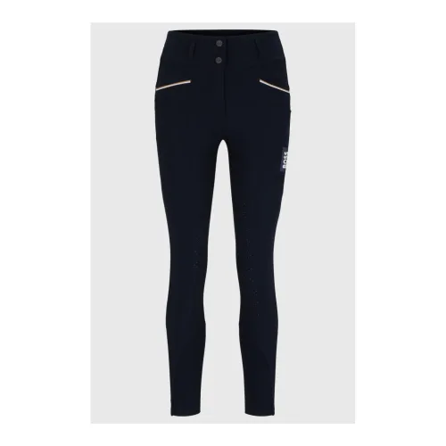 BOSS Equestrian Reithose Hailey Sommer Vollbesatz High Waist Damen - Sky Captain -  Farbe: Sky Captain, Grösse Bekleidung Damen: L