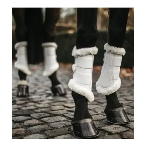 Kentucky Arbeitsgamaschen Turnout Boots Air - weiss Grösse Gamaschen: M